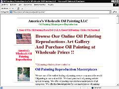 Americas whole sale oil paintings