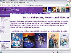 3d art foil prints