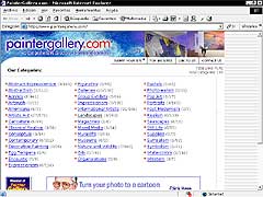 paintergallery.com, dictionary of painters and artists